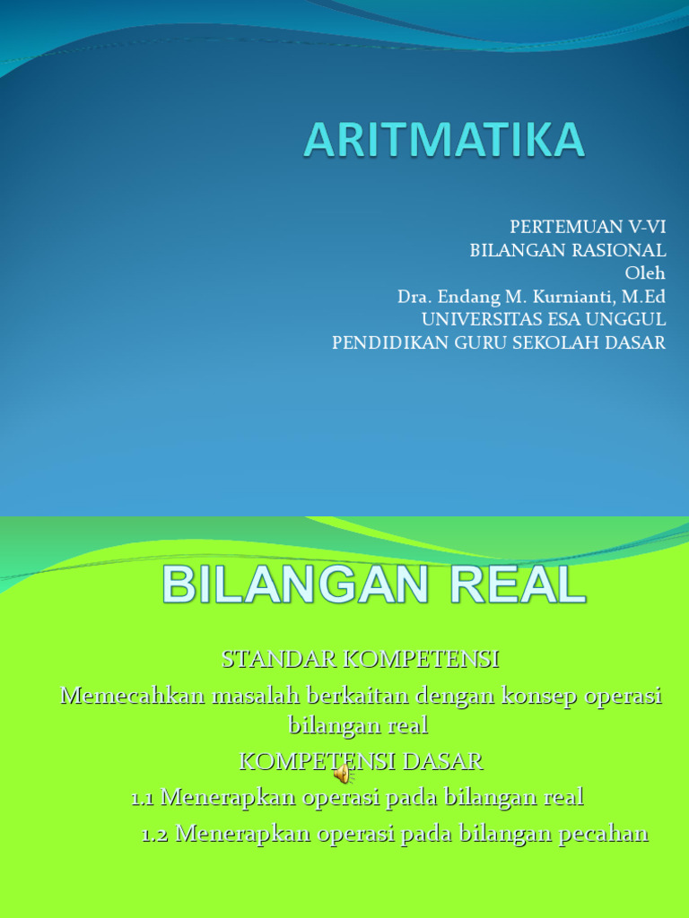 Memahami Bilangan Rasional dan Operasinya | PDF