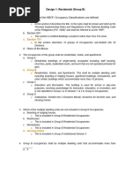 Occupancy Load Calculation Cscdf110803 | PDF | Cafeteria | Warehouse