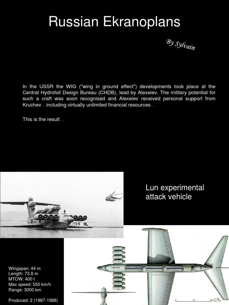 Overview of Soviet Ekranoplans | PDF