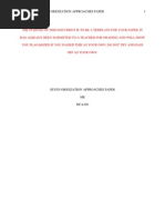 Download 7 Origanizational Approaches Paper by Kristen Ortiz SN75726518 doc pdf