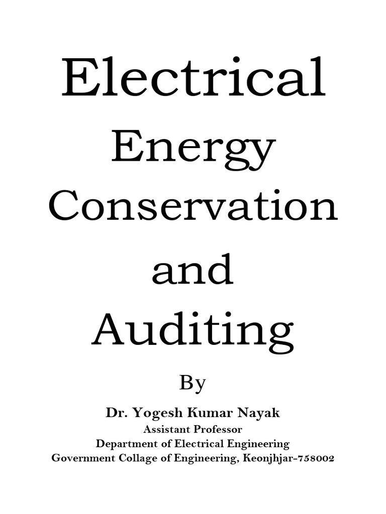 Energy Audit and Fossil Fuel Insights | PDF | Energy Conservation ...