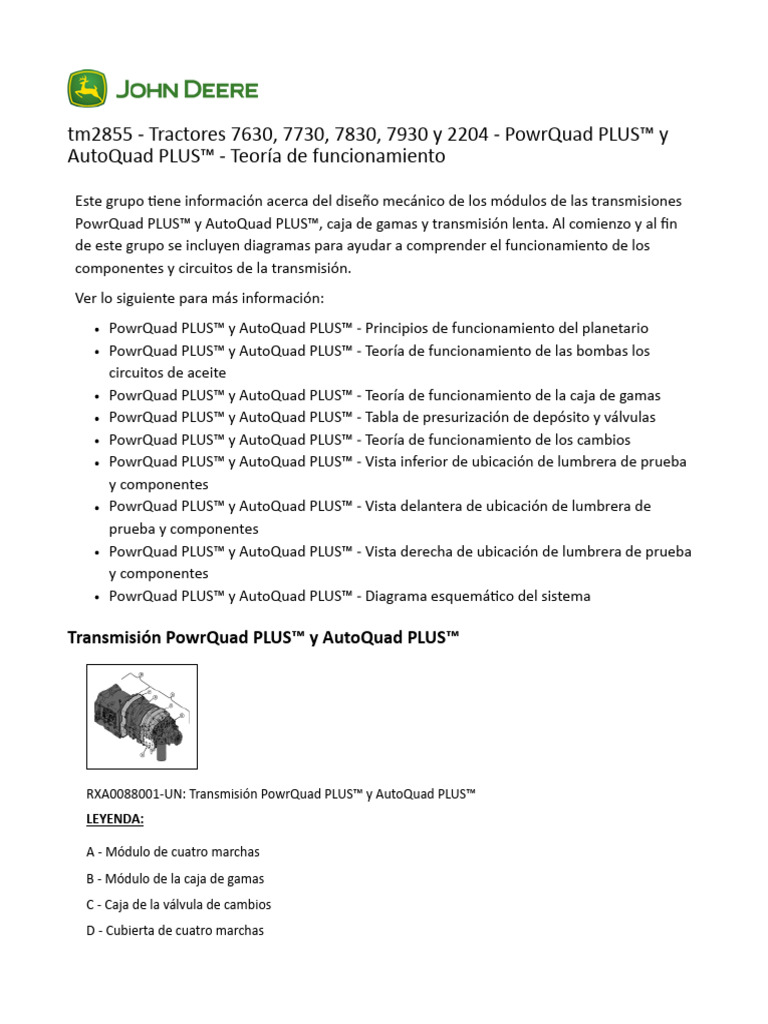 PowrQuad PLUS™ y AutoQuad PLUS™ - Teoría de Funcionamiento - tm2855 ...
