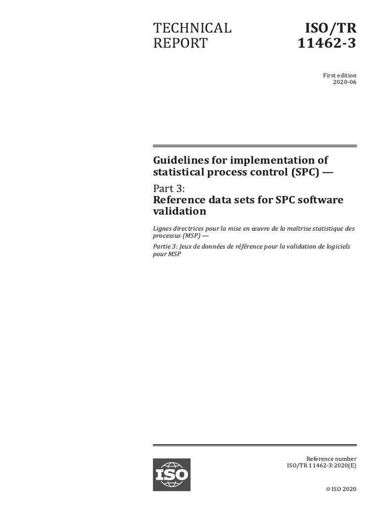 ISO/TR 11462-3:2020 Guidelines | PDF | International Organization For ...