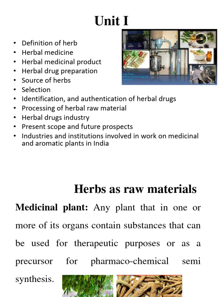 Authentication of Herbal Raw Materials | PDF | Medicinal Plants | Leaf