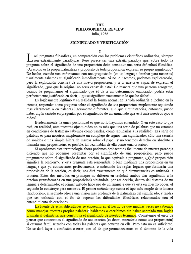 Schlick moritz 1936 meaning and verification trad pdf hip tesis
