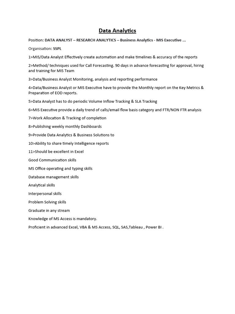 Data Analytics 2 | PDF