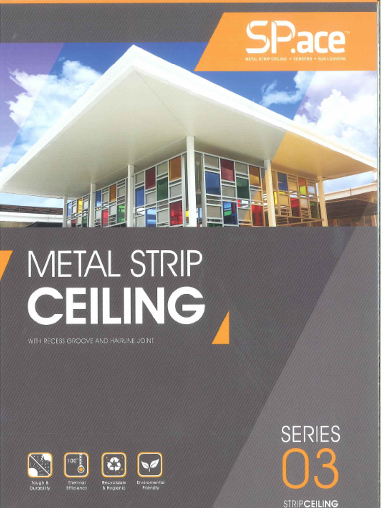 Metal Strip Ceiling (Series 03) | PDF