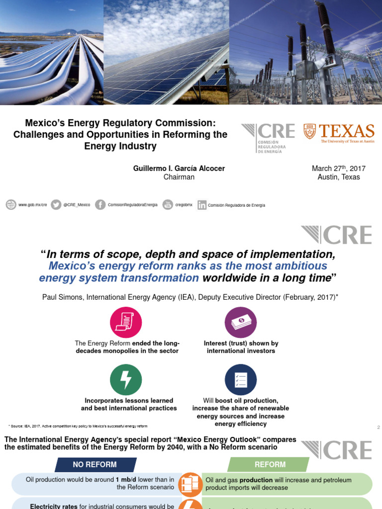 CRE Opportunities and Challenges of The Energy Reform ENG | PDF ...