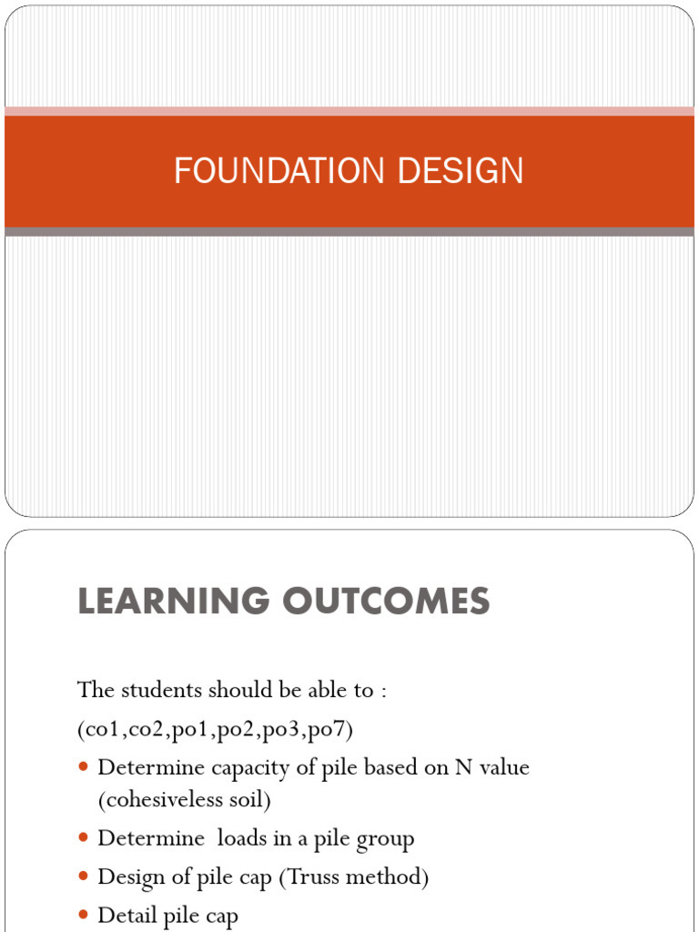 Pile Foundation Design and Analysis Guide | PDF | Deep Foundation | Truss