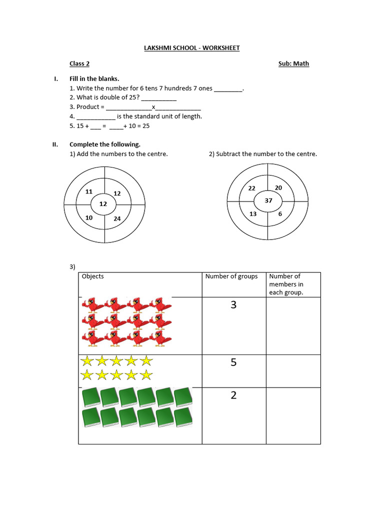 Bridge Course - Worksheet | PDF