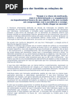 Motivação para o trabalho