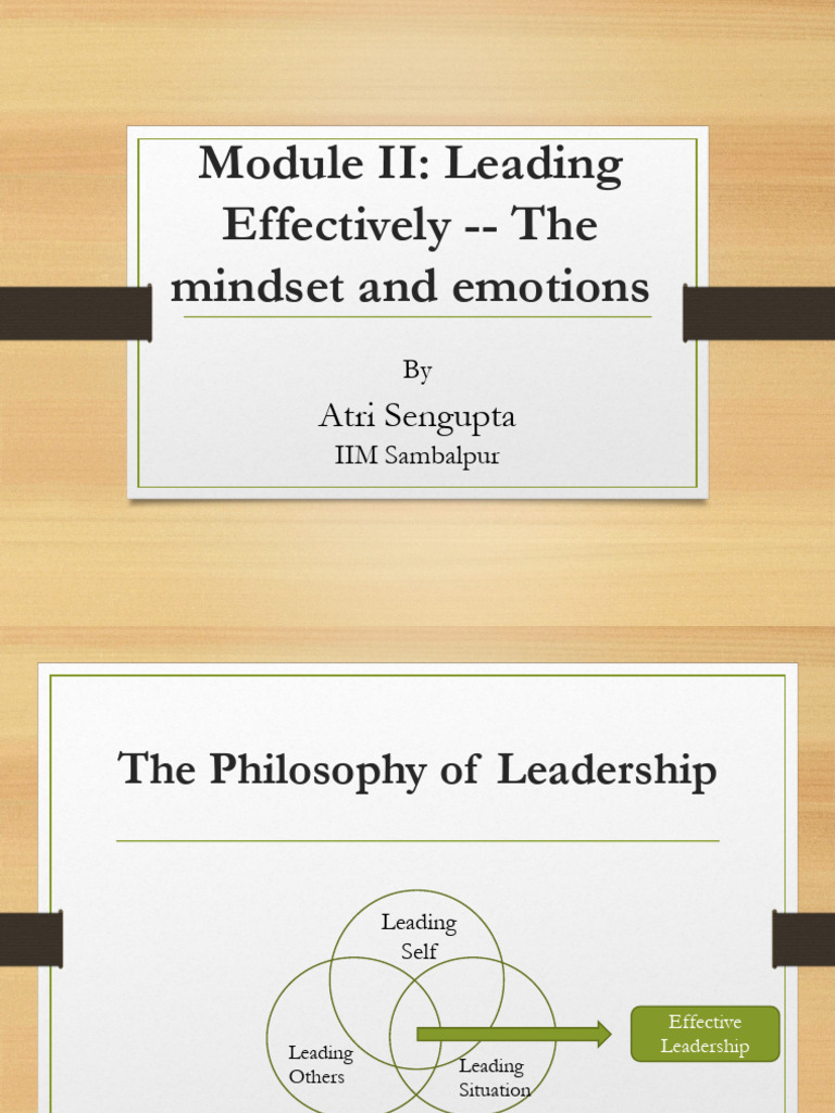 Managerial Effectiveness Class Notes | PDF | Attitude (Psychology ...