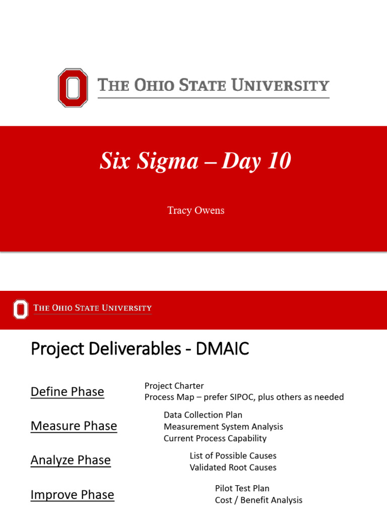 5810 Day 10 - Process Capability 3 Ways | PDF | Standard Deviation ...