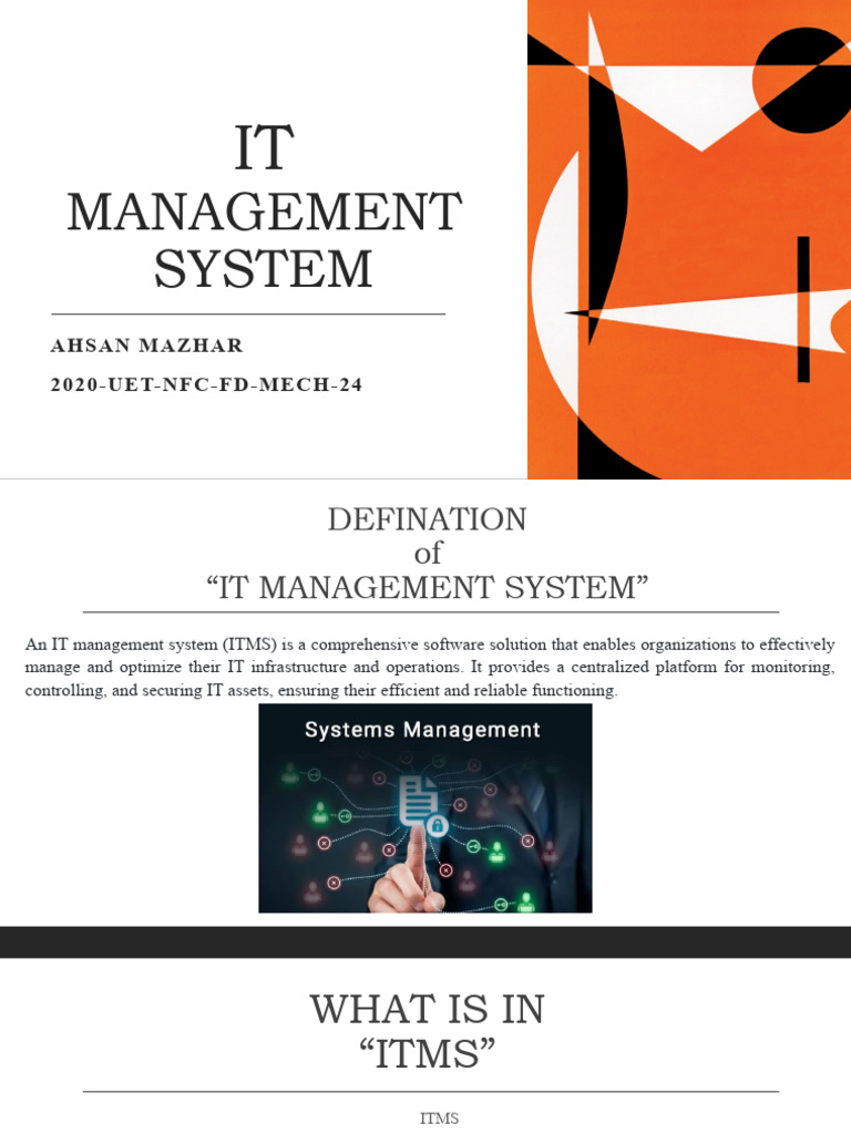 IT Management System Overview and Benefits | PDF | Infrastructure ...