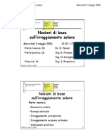 07 - Nozioni Di Base Sull'Irraggaimento Solare - DPH Bom