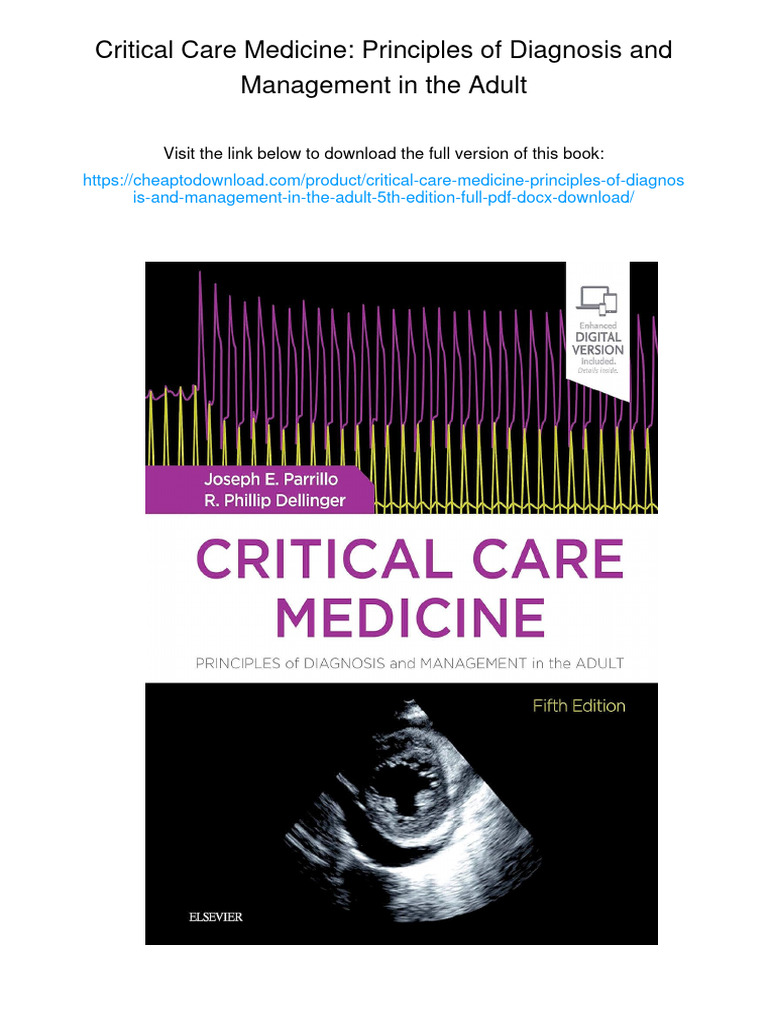 Critical Care Medicine: Principles of Diagnosis and