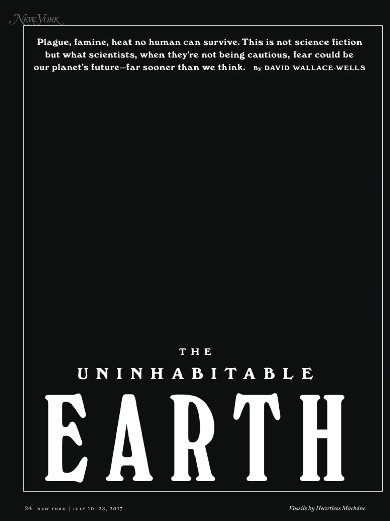 Wallace-Wells - Uninhabitable Earth | PDF | Climate Change | Oceans