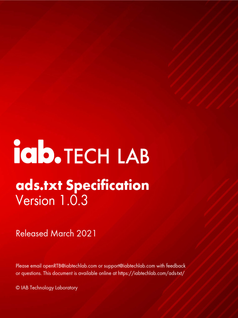 Ads txt 1 0 pdf web server internet web