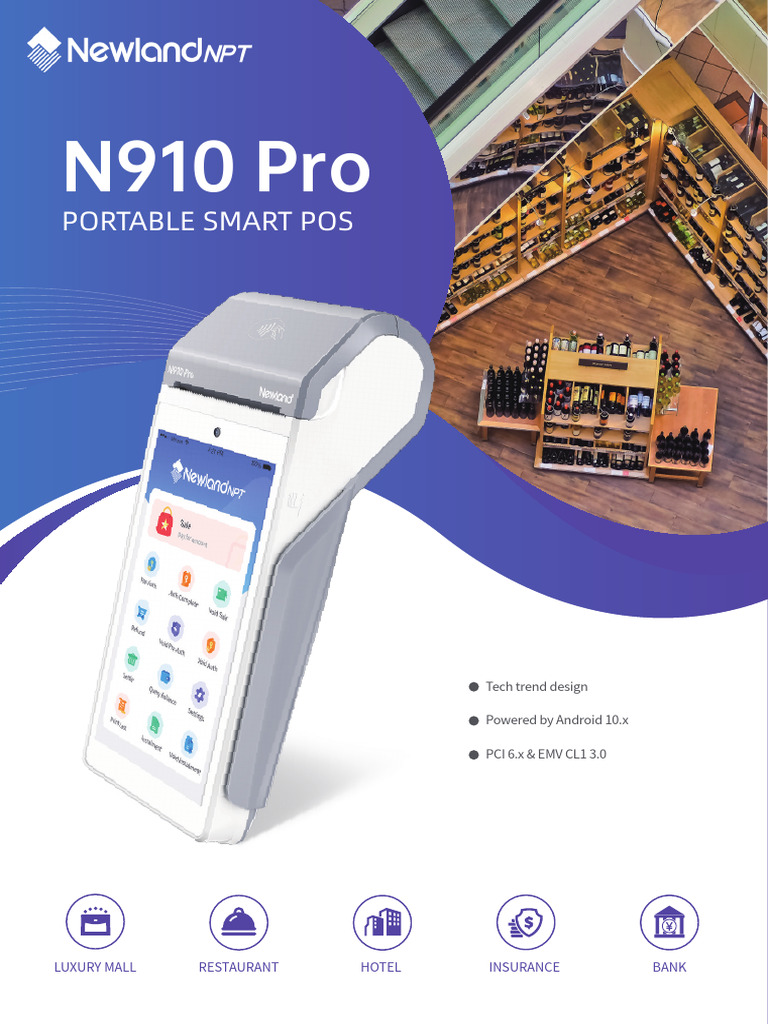 N910 Pro: Smart POS Overview | PDF | Emv | Computing
