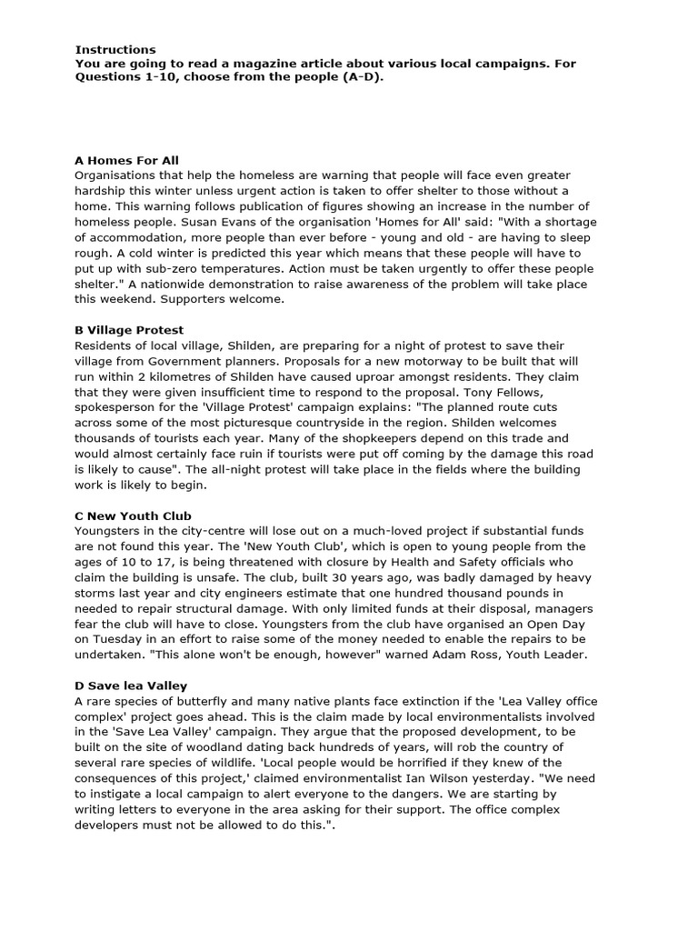 Local Campaigns for Community Support | PDF