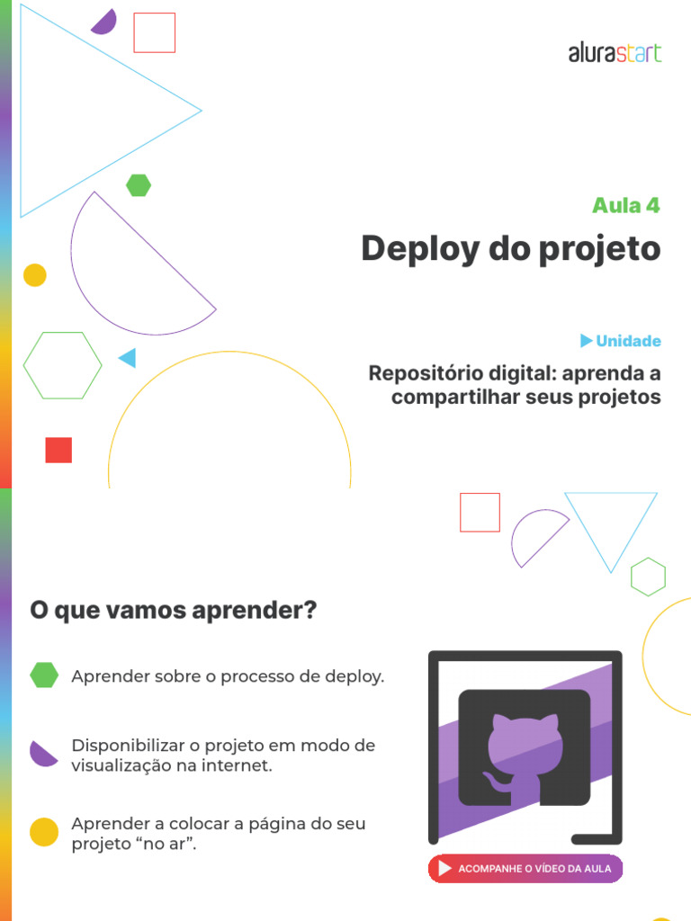 Como Publicar Projetos no GitHub Pages | PDF | Hiperlink | Ciberespaço
