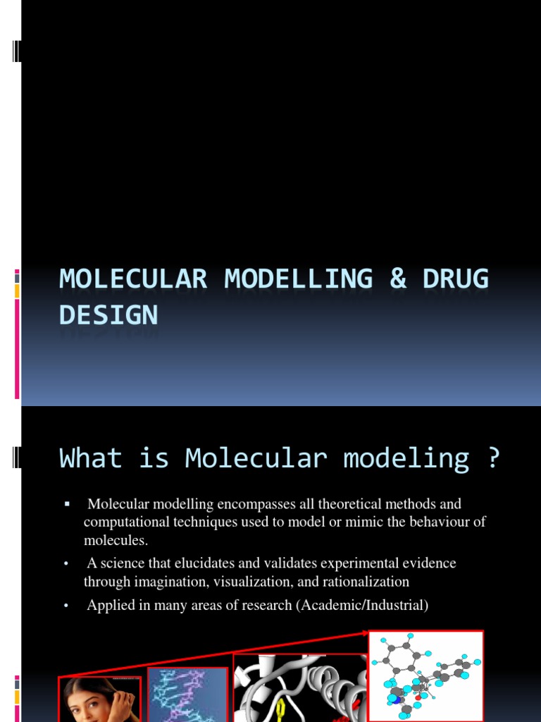 Molecular Modelling & Drug Design PDF Drug Design Docking (Molecular)