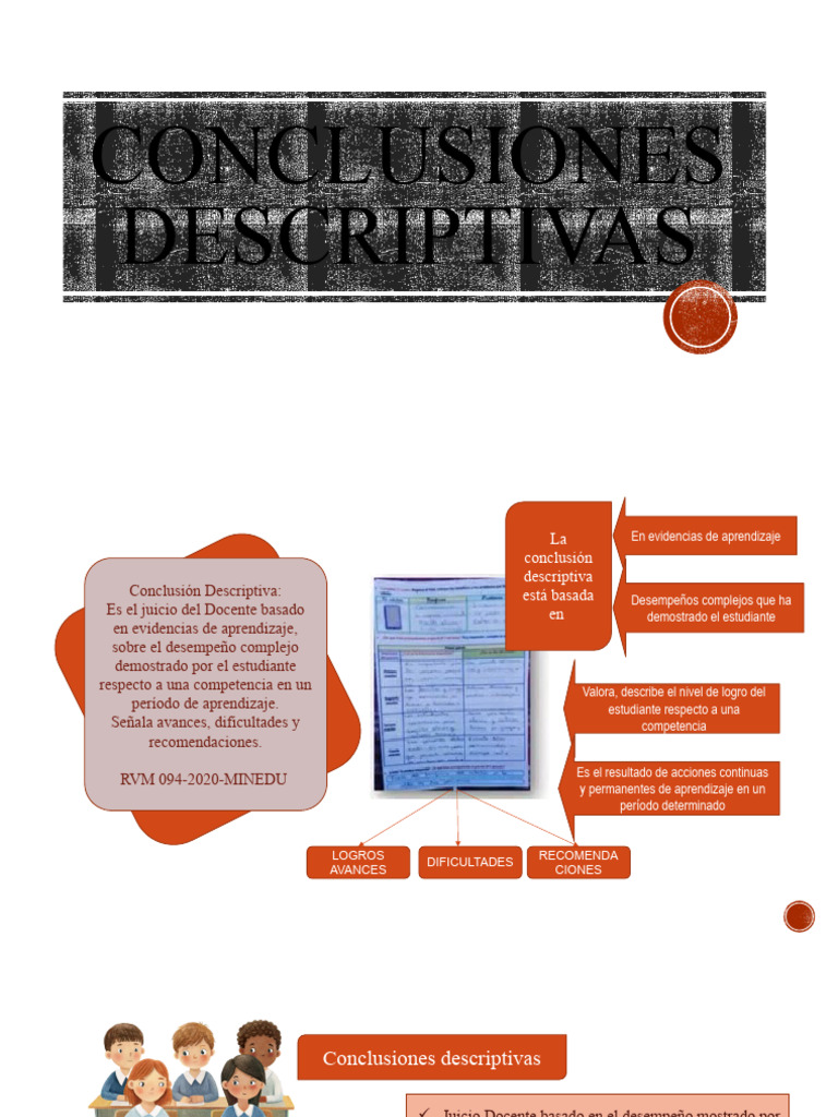 Conclusiones Descriptivas | PDF | Aprendizaje | Ciencia cognitiva