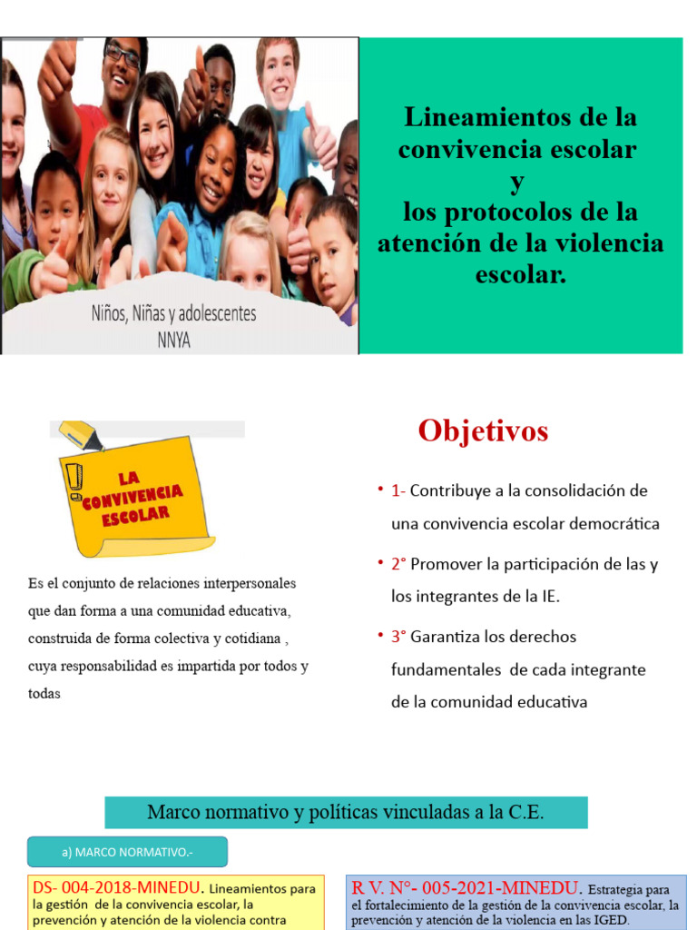 Convivencia Y Atencion De La Violencia Pdf Violencia Salón De Clases