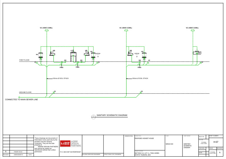 Sanitary Schematic | PDF