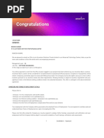 Accenture Employment Offer Letter Template | PDF