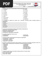 Exercícios Sobre A Composiçãopor Aglutinação e Justaposição | PDF ...