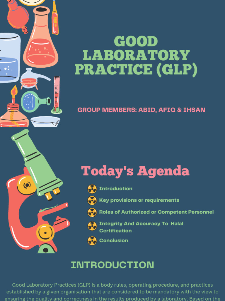 Good Laboratory Practices Overview | PDF