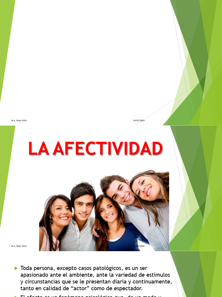 Naturaleza y Leyes de la Afectividad | PDF | Las emociones | Afecto ...