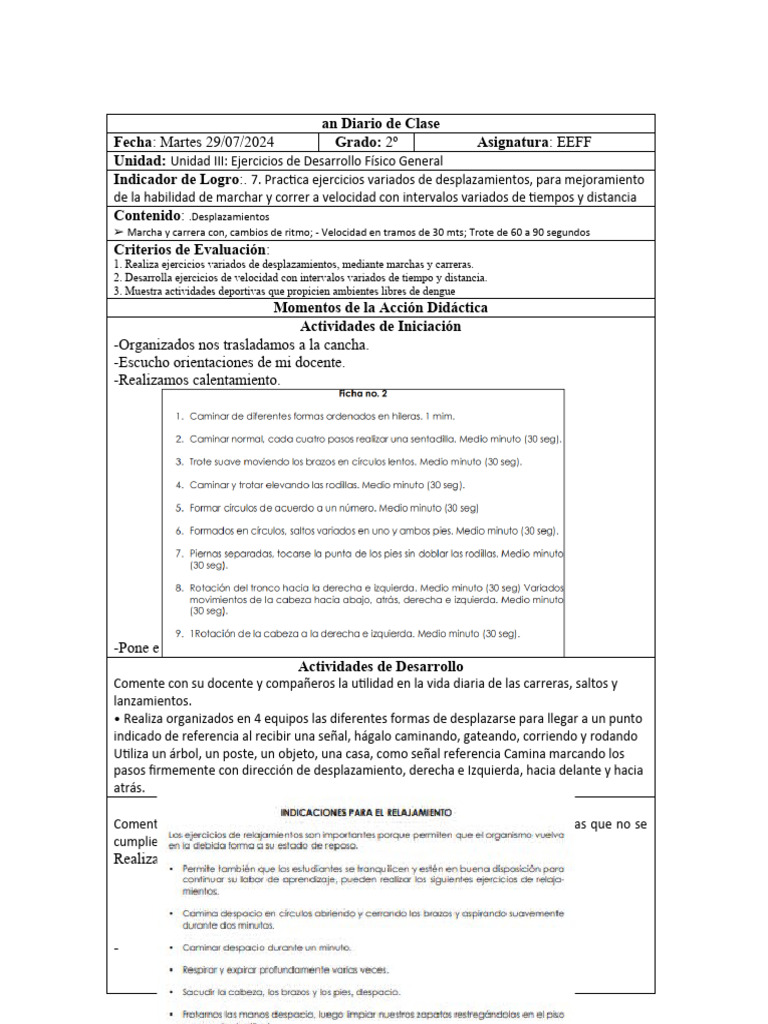 29 de Julio | PDF | Crecimiento personal y profesional | Salud y bienestar
