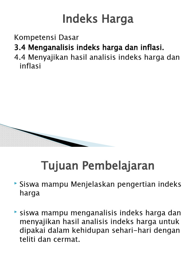 Indeks Harga | PDF