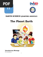 Earth Science11 - Q1 - Module 1 Origin and Structure of The Earth | PDF ...