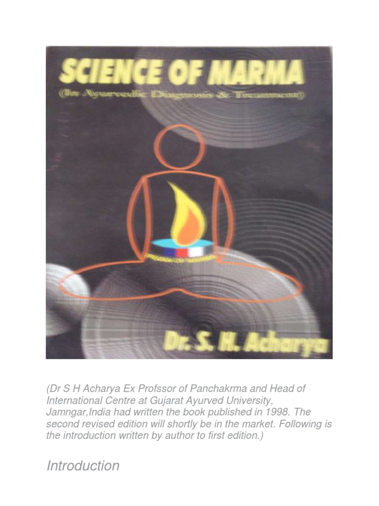 Science of Marma - Introduction | PDF | Ayurveda | Prana