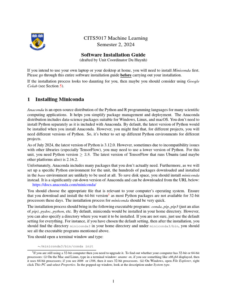 Deep learning software installation guide pdf computer architecture