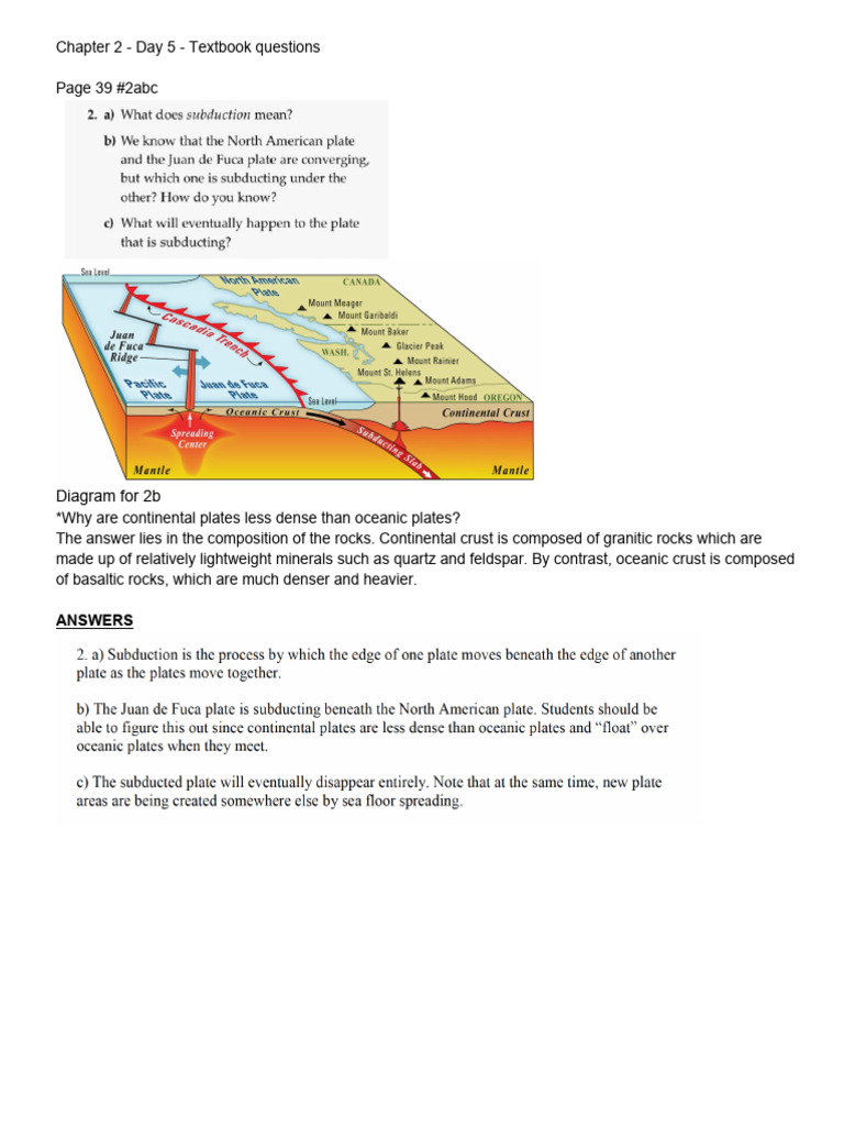 Chapter 2 - Day 5 - Textbook Q - A | PDF