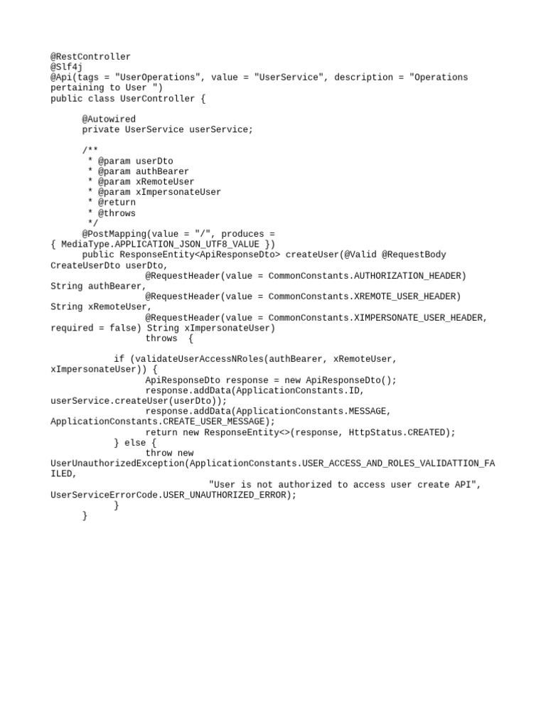 Rest Controller | PDF