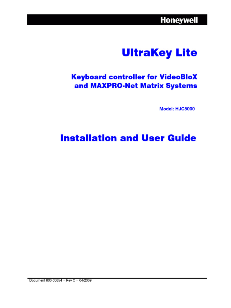 UltraKey Lite HJC5000 User Guide | PDF | Electromagnetic Interference ...