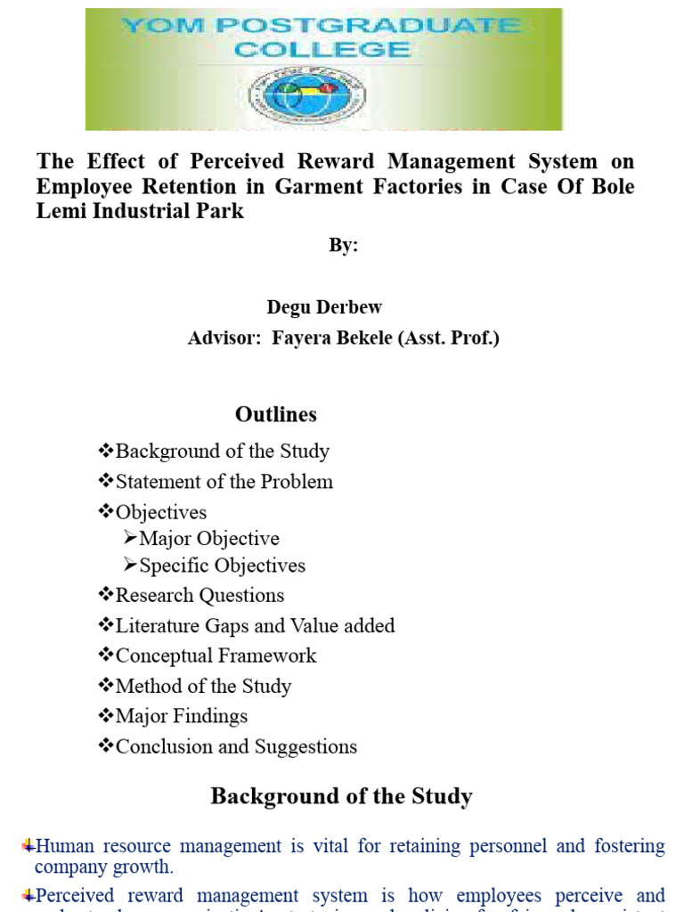 Reward Management and Employee Retention | PDF | Employee Retention ...