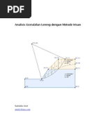 Download Analisis Kestabilan Lereng Dengan Metode Irisan by Arief Phsycho SN75742926 doc pdf