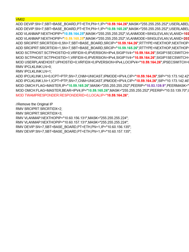IP Configuration Changes and Updates | PDF | Internet Architecture ...