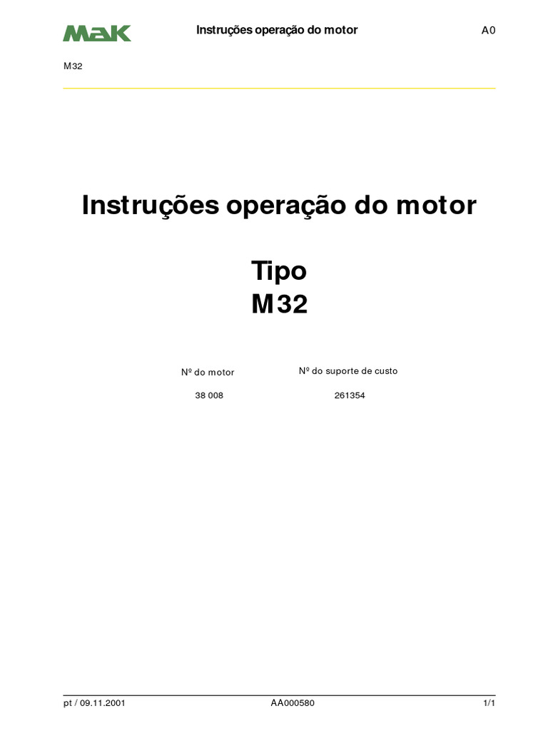 m32c Manuales Forte Sao Marcos Pt-A Partes Do Motor | PDF | Motores