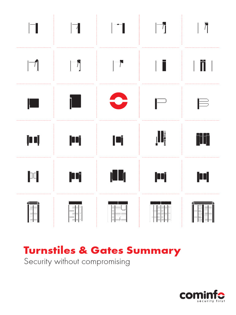 Turnstiles and Gates Overview by COMINFO | PDF | Wheelchair
