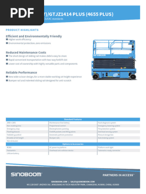 Sinoboom GTJZ1412/1414 Plus Overview | PDF | Battery Charger