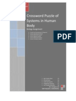 Crossword Puzzle of Systems in Human Body