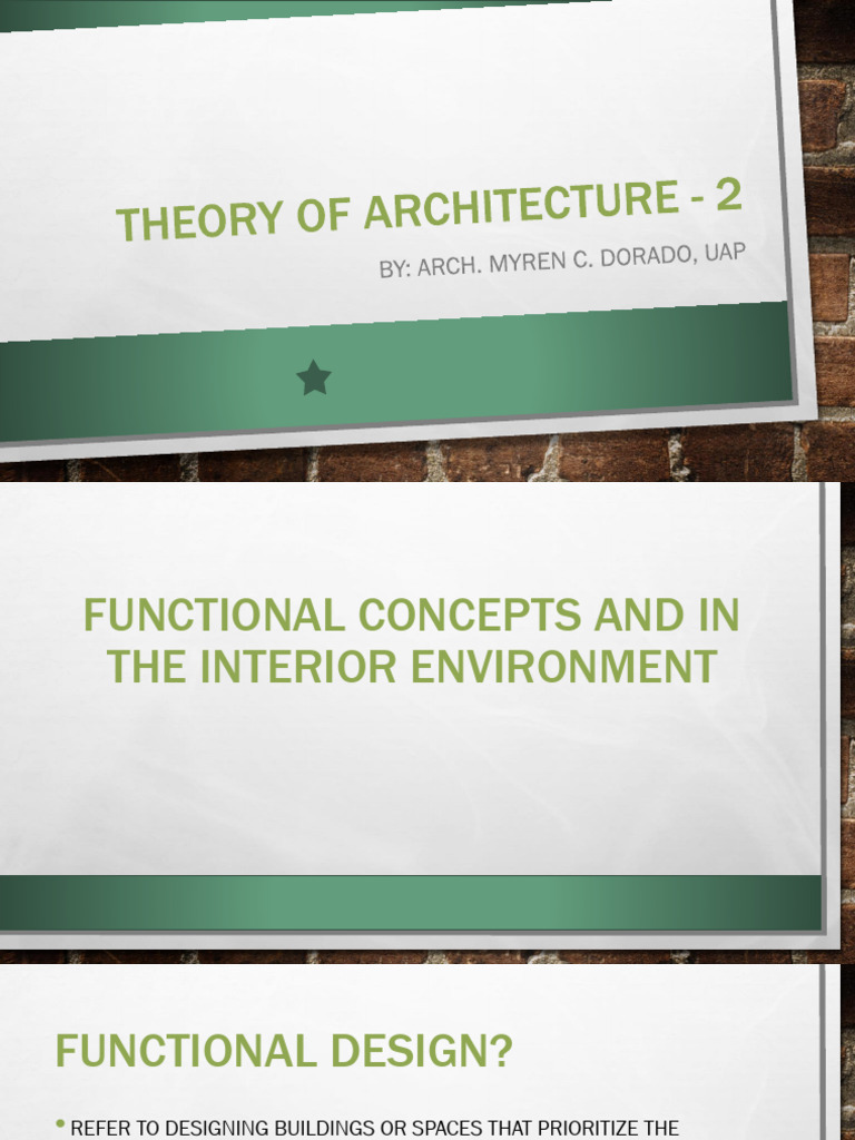 Functional Design in Architecture Explained | PDF | Rhythm | Symmetry