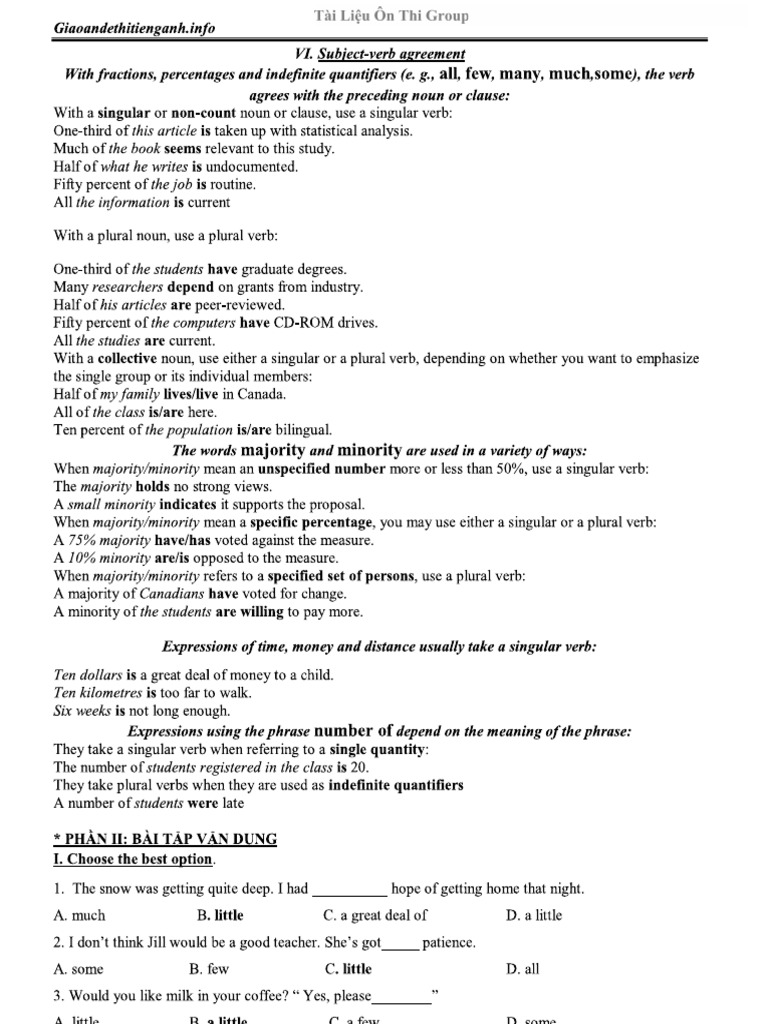 Expressions of Quatity | PDF